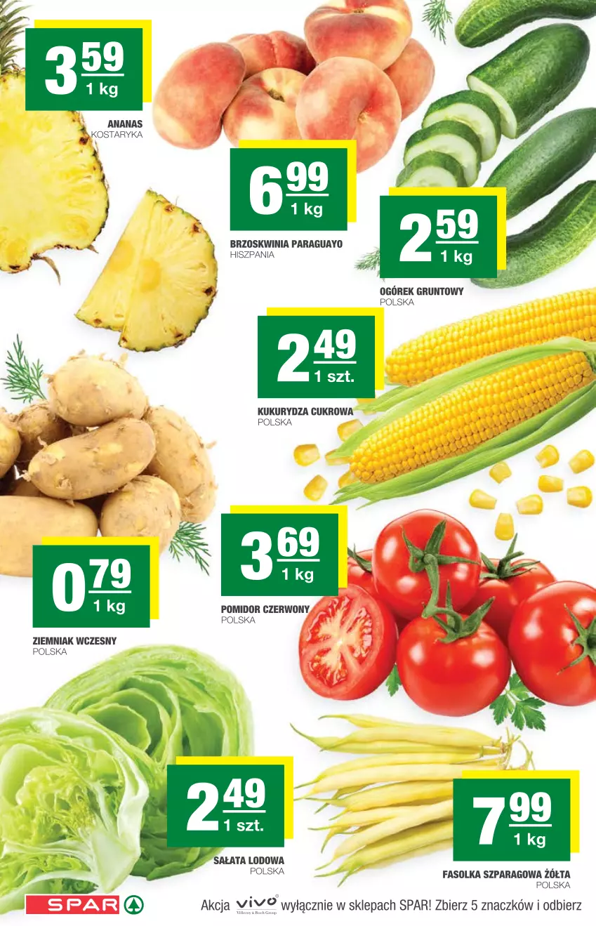 Gazetka promocyjna Spar - Spar - ważna 04.08 do 10.08.2021 - strona 2 - produkty: Ananas, Fa, Grunt, Kukurydza, Ogórek, Sałat, Sałata lodowa