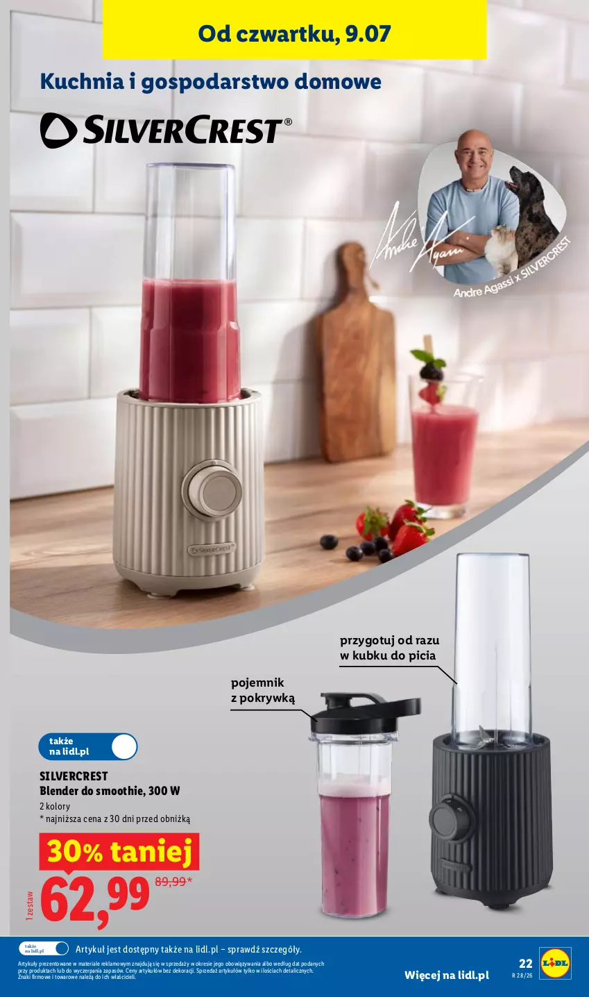 Gazetka promocyjna Lidl - Katalog ważny od 6.07 - ważna 06.07 do 11.07.2026 - strona 27 - produkty: Blender, Kuchnia, Pojemnik, Pojemnik z pokrywką, Silvercrest, Smoothie