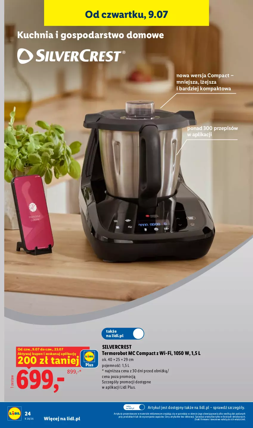 Gazetka promocyjna Lidl - Katalog ważny od 6.07 - ważna 06.07 do 11.07.2026 - strona 30 - produkty: Kuchnia, Robot, Silvercrest