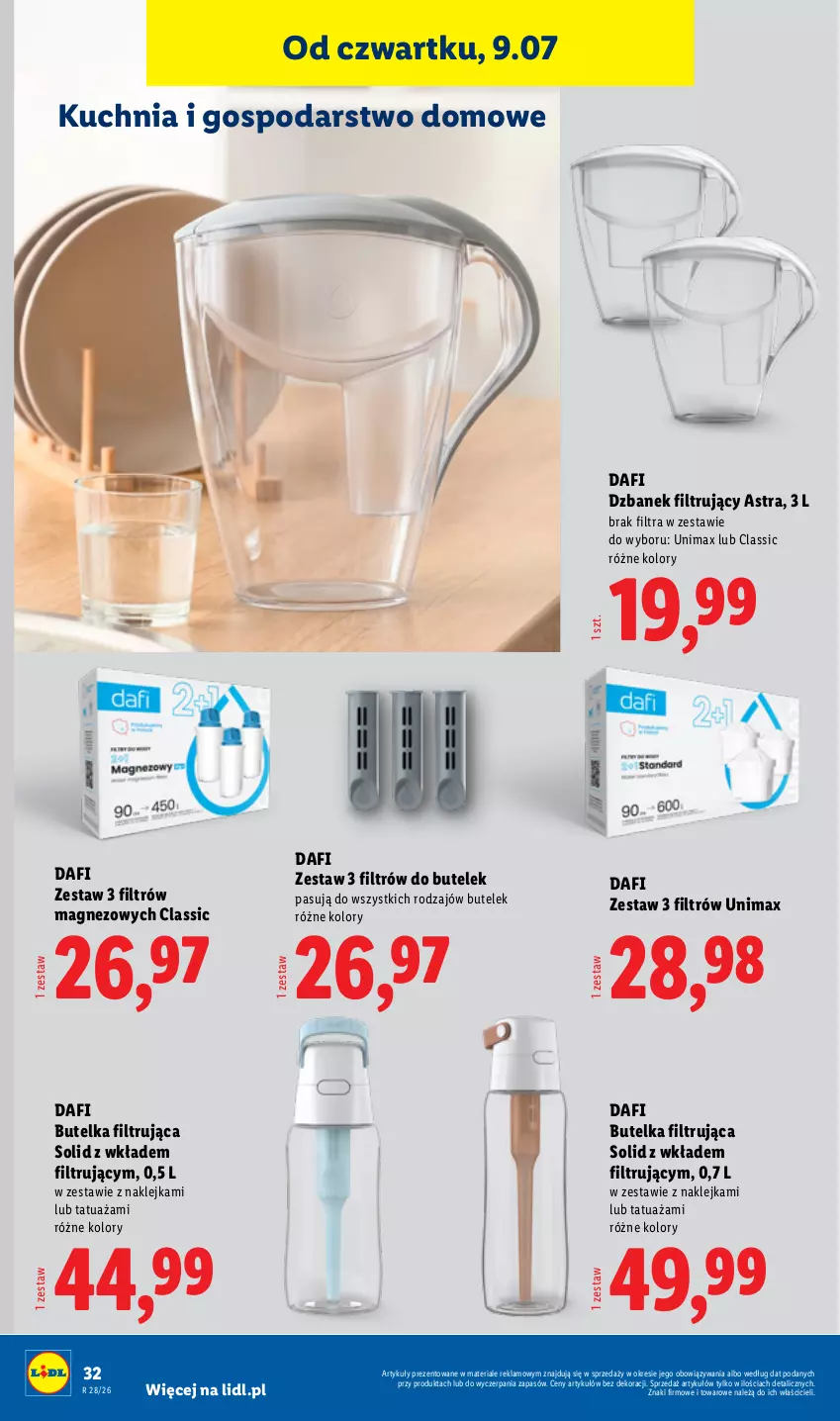 Gazetka promocyjna Lidl - Katalog ważny od 6.07 - ważna 06.07 do 11.07.2026 - strona 36 - produkty: Dzbanek, Dzbanek filtrujący, Klej, Kuchnia, Magnez