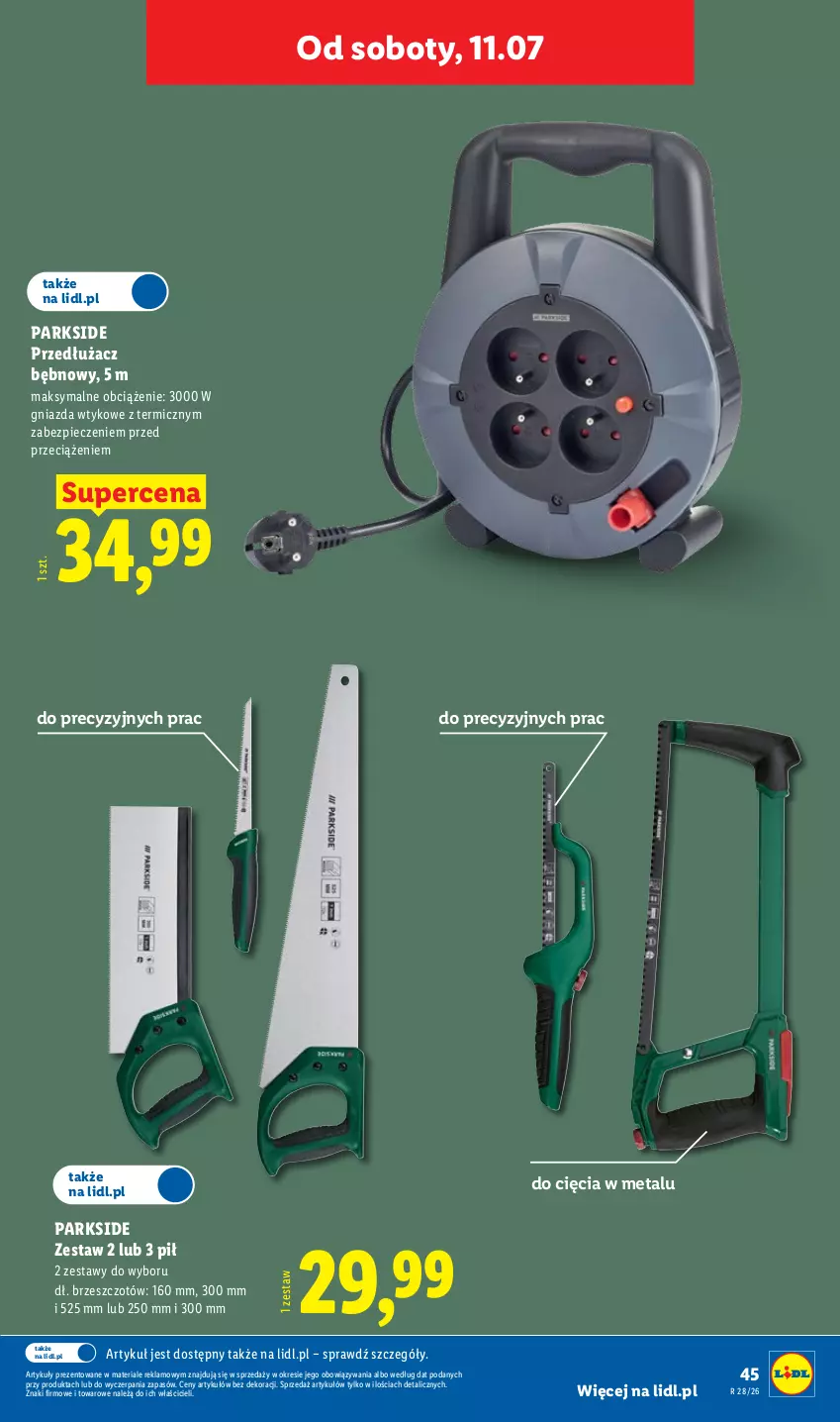 Gazetka promocyjna Lidl - Katalog ważny od 6.07 - ważna 06.07 do 11.07.2026 - strona 55 - produkty: Parkside, Piec