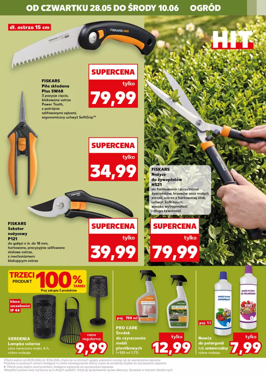 Gazetka promocyjna Kaufland - Kaufland - ważna 28.05 do 10.06.2026 - strona 9 - produkty: Fiskars, Noż, Nożyce, Ogród, Sekator, Sok