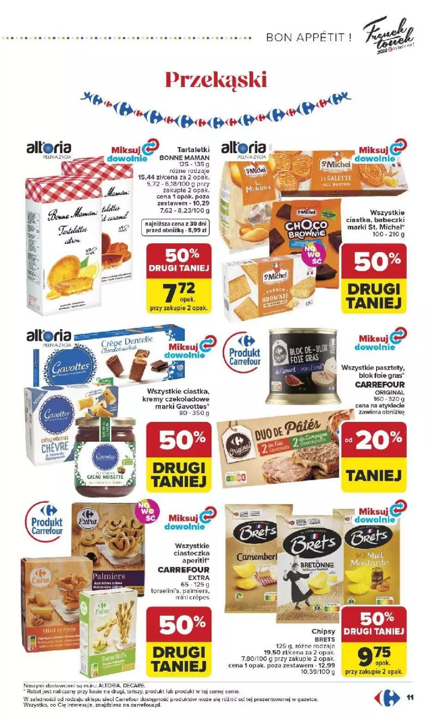 Gazetka promocyjna Carrefour - Gazetka French Touch - ważna 13.04 do 26.04.2026 - strona 12 - produkty: Babeczki, Ciastka, Fa, Gin, Gra, Pasztet, Tarta