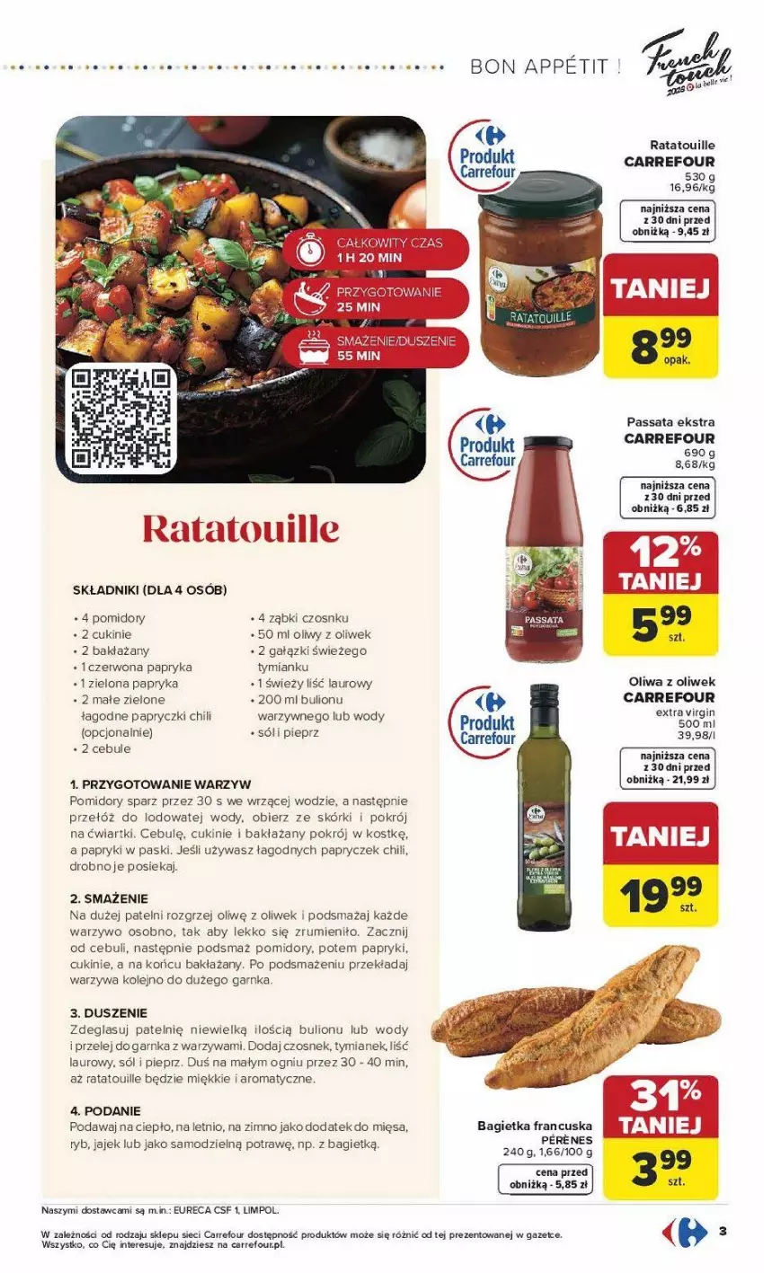 Gazetka promocyjna Carrefour - Gazetka French Touch - ważna 13.04 do 26.04.2026 - strona 4 - produkty: Bagietka, Bell, Bulion, Czosnek, Gin, Laur, Lion, Olej, Oliwa, Oliwa z oliwek, Papryka, Pieprz, Pomidory, Rum, Ser, Sól, Warzywa