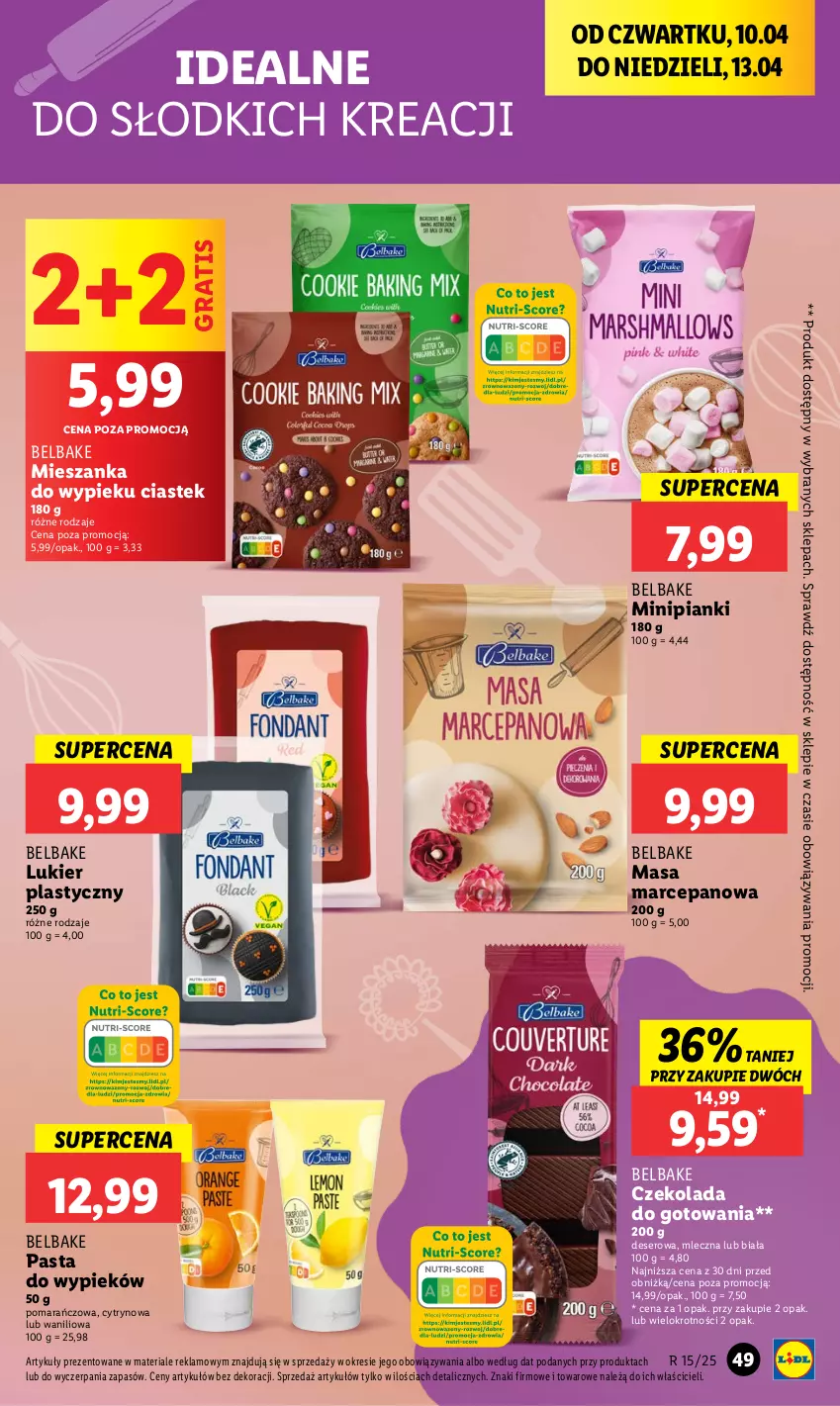 Gazetka promocyjna Lidl - GAZETKA - ważna 09.04 do 13.04.2025 - strona 51 - produkty: Czekolada, Deser, Gra, Ser, Stek