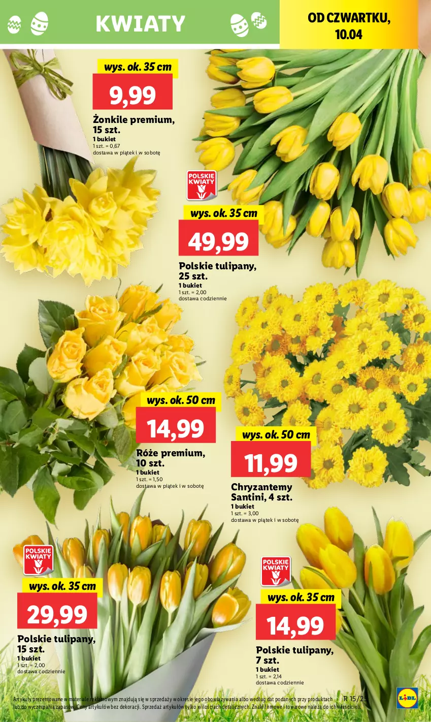 Gazetka promocyjna Lidl - GAZETKA - ważna 09.04 do 13.04.2025 - strona 53 - produkty: Bukiet, Tulipan