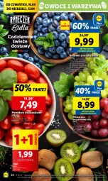 Gazetka promocyjna Lidl - GAZETKA - Gazetka - ważna od 13.04 do 13.04.2025 - strona 26 - produkty: Warzywa, Gra, Kiwi, Winogrona, Winogrona bezpestkowe, Owoce, Wino, Pomidory