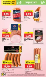 Gazetka promocyjna Lidl - GAZETKA - Gazetka - ważna od 13.04 do 13.04.2025 - strona 36 - produkty: Krakus, Pur, Gra, Parówki, Parówki z indyka, Szynka, PIKOK, Kiełbasa głogowska, Kiełbasa
