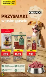 Gazetka promocyjna Lidl - GAZETKA - Gazetka - ważna od 13.04 do 13.04.2025 - strona 56 - produkty: Kurczak, Ryż, Pur, Stek, Przysmaki, Baton, Kabanos, Przysmak dla psa