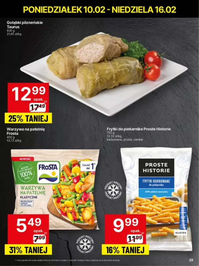 Gazetka promocyjna Delikatesy Centrum - ważna 10.02 do 16.02.2025 - strona 22 - produkty: Frosta, Piekarnik, Warzywa