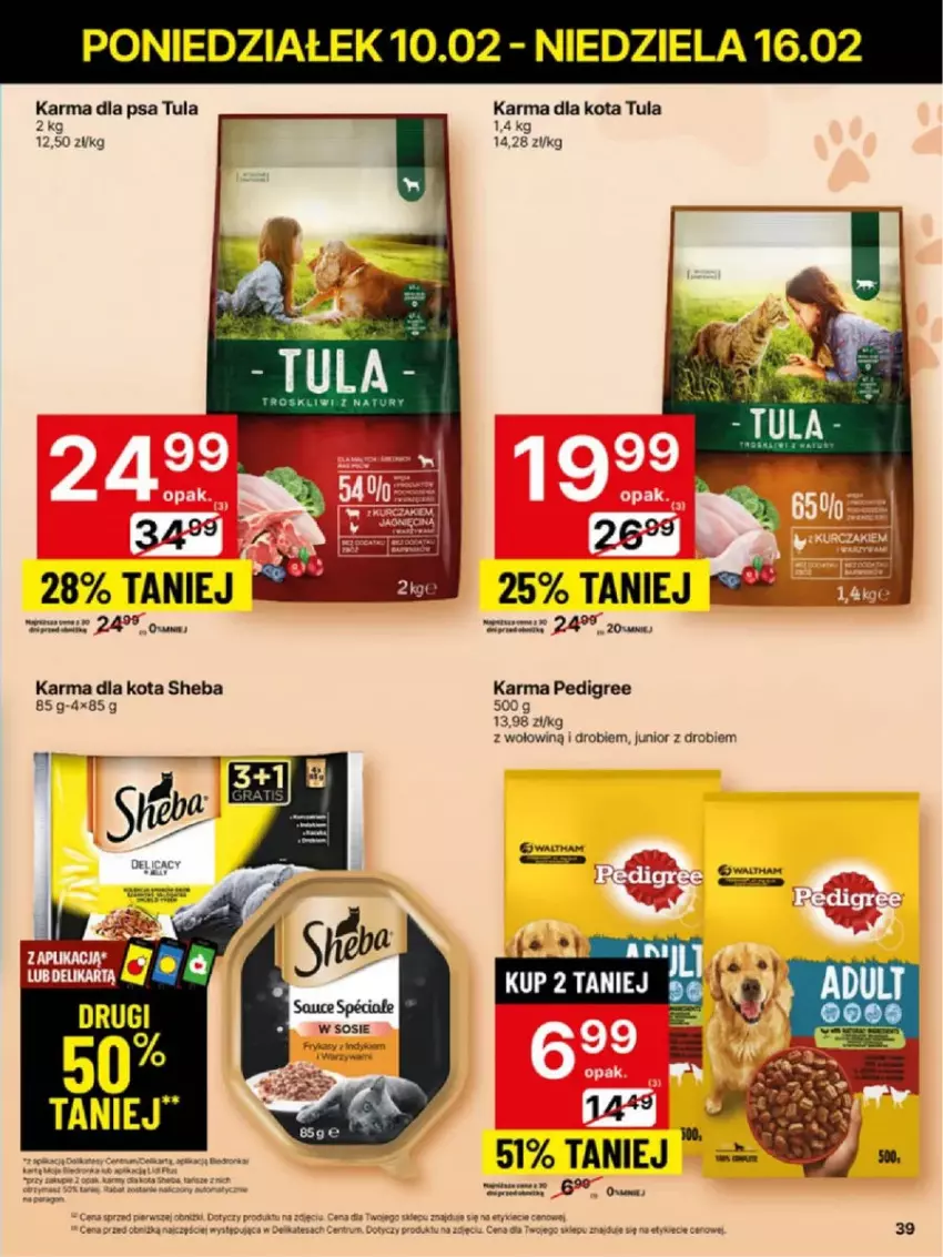 Gazetka promocyjna Delikatesy Centrum - ważna 10.02 do 16.02.2025 - strona 33 - produkty: Orka, Pedigree, Sheba