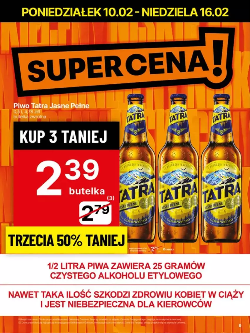 Gazetka promocyjna Delikatesy Centrum - ważna 10.02 do 16.02.2025 - strona 42 - produkty: Gra, Piec, Piwa, Piwo, Tatra