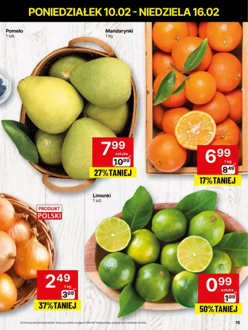 Gazetka promocyjna Delikatesy Centrum - ważna 10.02 do 16.02.2025 - strona 7 - produkty: Mandarynki, Pomelo