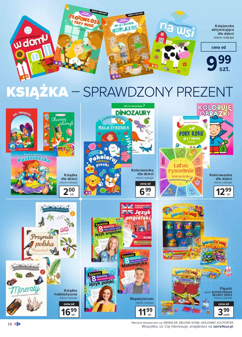 Gazetka promocyjna Carrefour - Gazetka Multimedia - ważna 12.04 do 08.05.2021 - strona 14 - produkty: Dres, Dzieci, Kolorowanka, Książka, Por, Ser