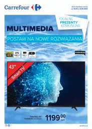 Gazetka promocyjna Carrefour - Gazetka Multimedia - Gazetka - ważna od 08.05 do 08.05.2021 - strona 1 - produkty: Thomson, Telewizor