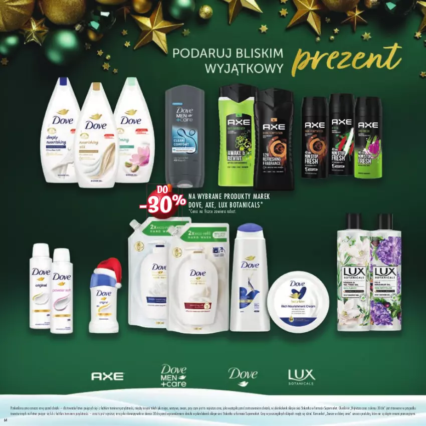 Gazetka promocyjna Stokrotka - Katalog Mikołajkowy - ważna 16.11 do 06.12.2023 - strona 64 - produkty: Dove, Mięso, Owoce, Warzywa