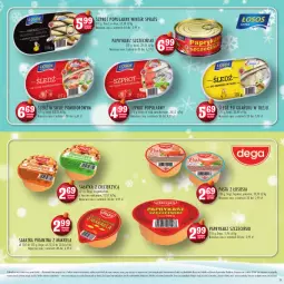 Gazetka promocyjna Stokrotka - Katalog Mikołajkowy - Gazetka - ważna od 06.12 do 06.12.2023 - strona 23 - produkty: Sałatka, Warzywa, Sos, Paprykarz, Makrelą, Papryka, Dega, Sałat, Szprot, Owoce, Paprykarz szczeciński, Olej, Mięso