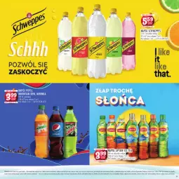 Gazetka promocyjna Stokrotka - Katalog Mikołajkowy - Gazetka - ważna od 06.12 do 06.12.2023 - strona 59 - produkty: Warzywa, Ice tea, Mirinda, Pepsi, Schweppes, Lipton, Owoce, Napój, Mięso