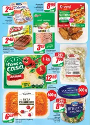 Gazetka promocyjna Dino - Gazetka - Gazetka - ważna od 16.08 do 16.08.2022 - strona 16 - produkty: Piec, Sałatka, Sos, Gry, Skrzydełka pieczone, Ryba po grecku, Ryba, Hamburger, Sałat, Burger, Flaki, Flaki wołowe, Lisner