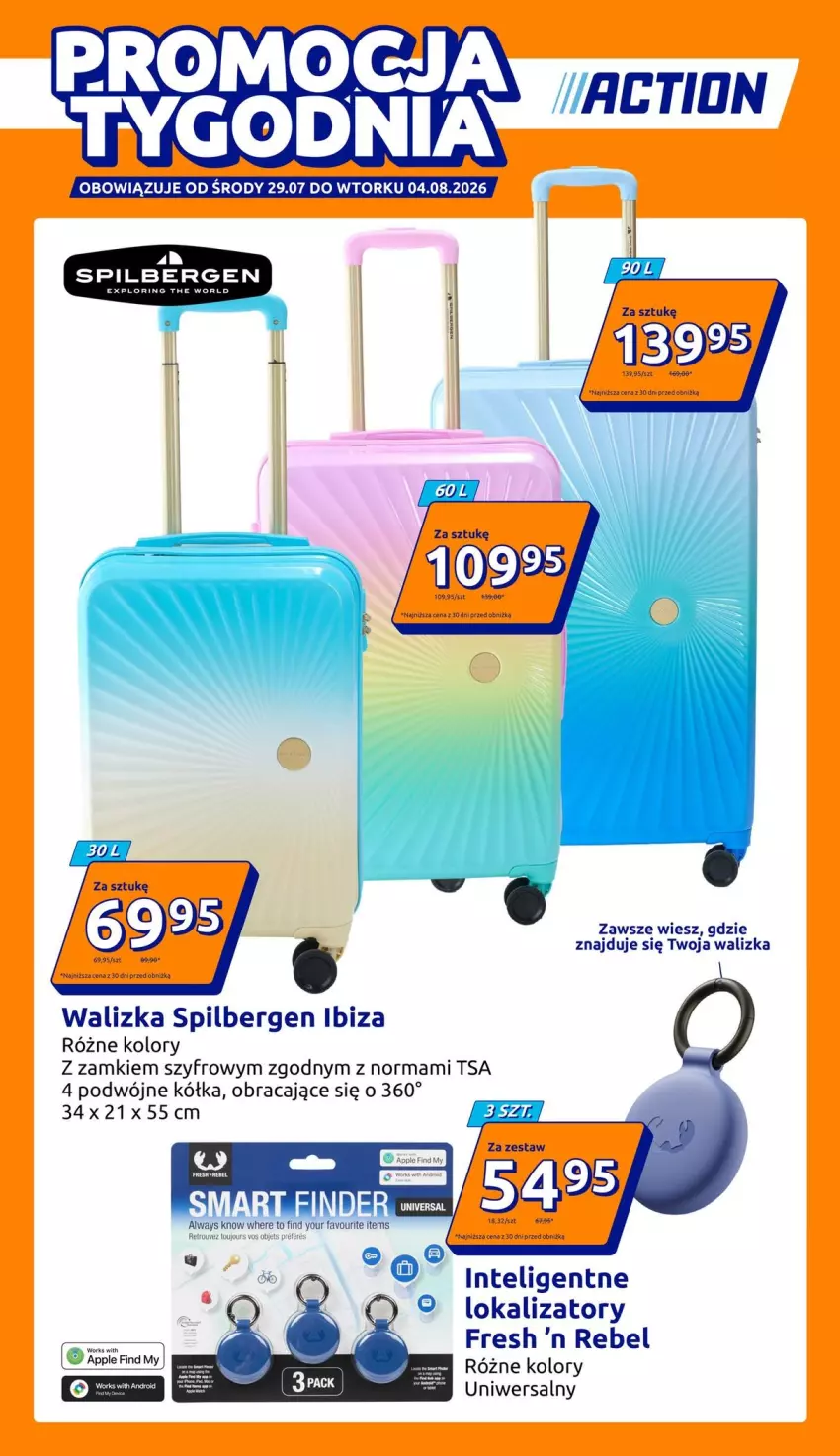 Gazetka promocyjna Action - Gazetka tydzień 31 2026 - ważna 29.07 do 04.08.2026 - strona 1 - produkty: Always, Fa, Walizka
