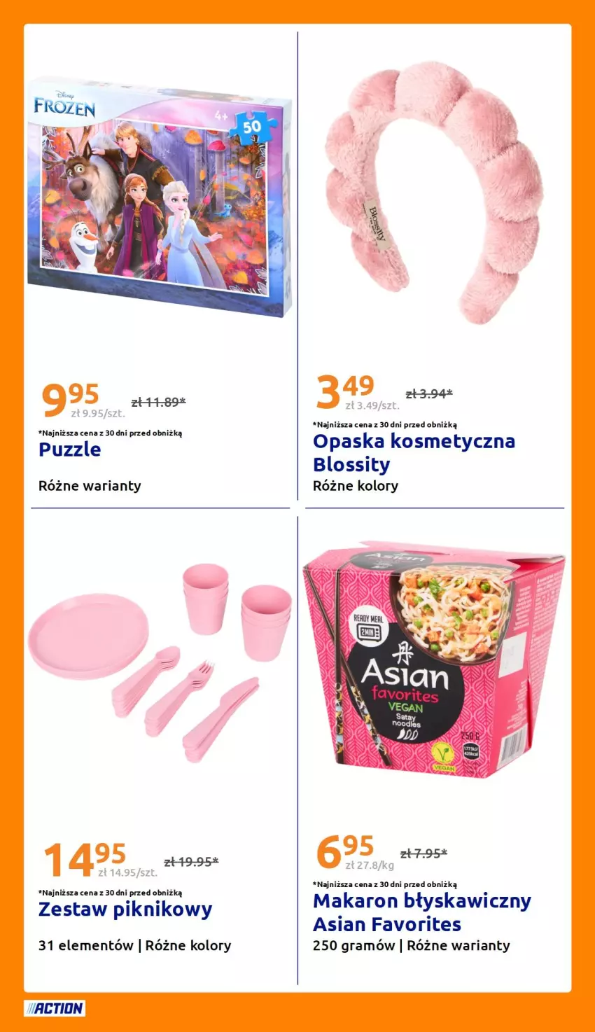 Gazetka promocyjna Action - Gazetka tydzień 31 2026 - ważna 29.07 do 04.08.2026 - strona 23 - produkty: Fa, Gra, Makaron, Opaska, Puzzle