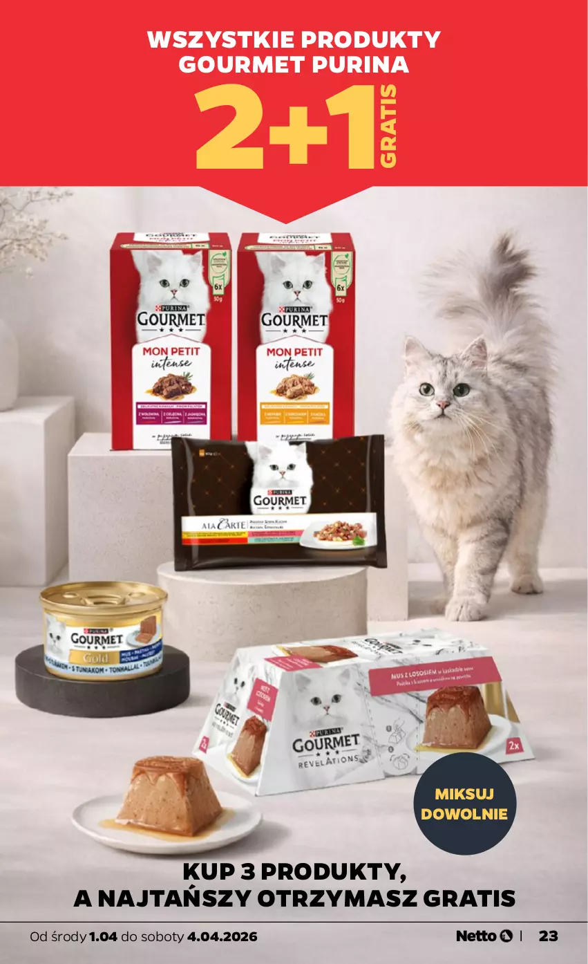 Gazetka promocyjna Netto - Od Środy - ważna 01.04 do 04.04.2026 - strona 23 - produkty: Gra, Pur, Purina