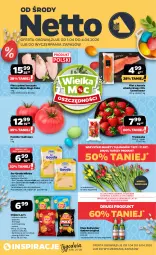 Gazetka promocyjna Netto - Od Środy - Gazetka - ważna od 04.04 do 04.04.2026 - strona 1 - produkty: Piwa, Piwo, Kurczak, Cebula, Cheddar, Sos, Ser, Gin, Gra, Salami, Filet z piersi kurczaka, Tulipan, Papryka, Chipsy, Bukiet, Ser salami, Gouda, Lay’s, Pomidor malinowy