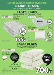 Gazetka promocyjna Jysk - Oferta tygodnia - Gazetka - ważna od 05.07 do 05.07.2022 - strona 4 - produkty: Kołdra, Szal, Materac, Tera, Poduszka, Materac piankowy, Kokos