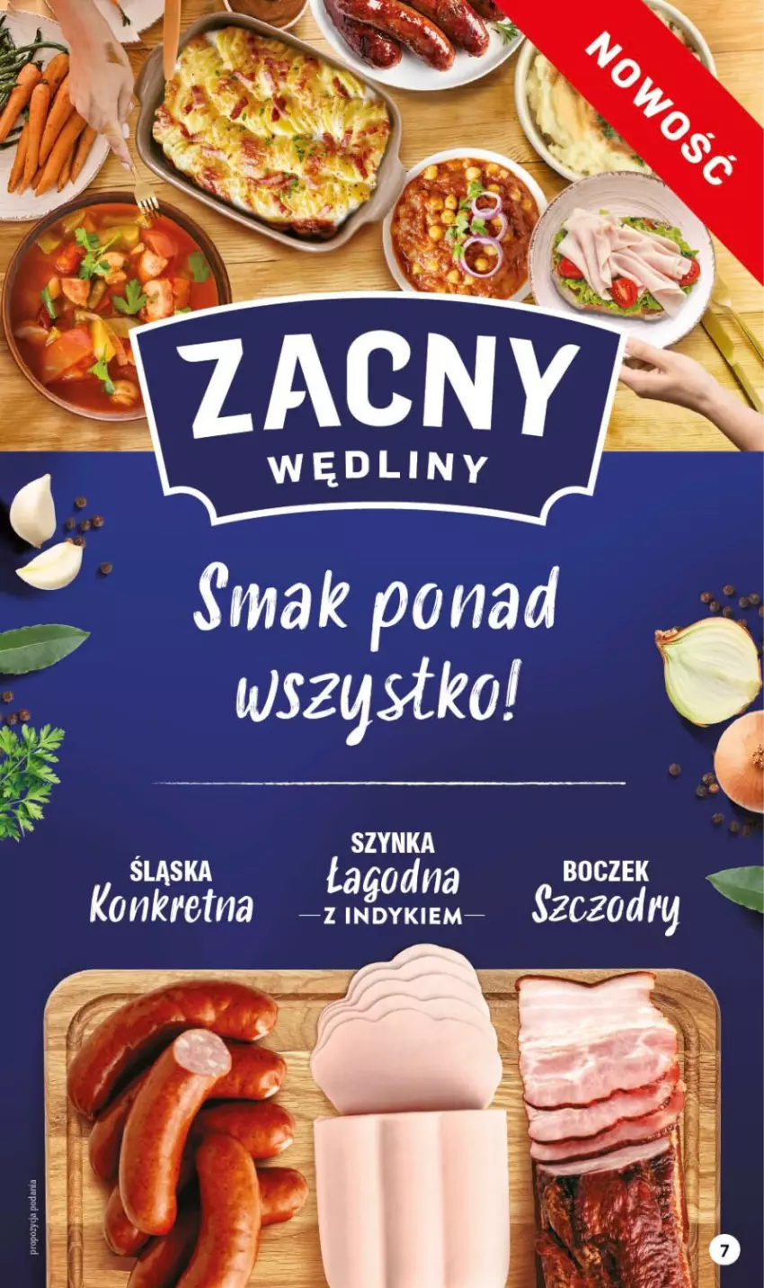 Gazetka promocyjna Delikatesy Centrum - NOWA GAZETKA Delikatesy Centrum od 25 stycznia! 25-31.01.2024 - ważna 25.01 do 31.01.2024 - strona 7 - produkty: Boczek, Szynka