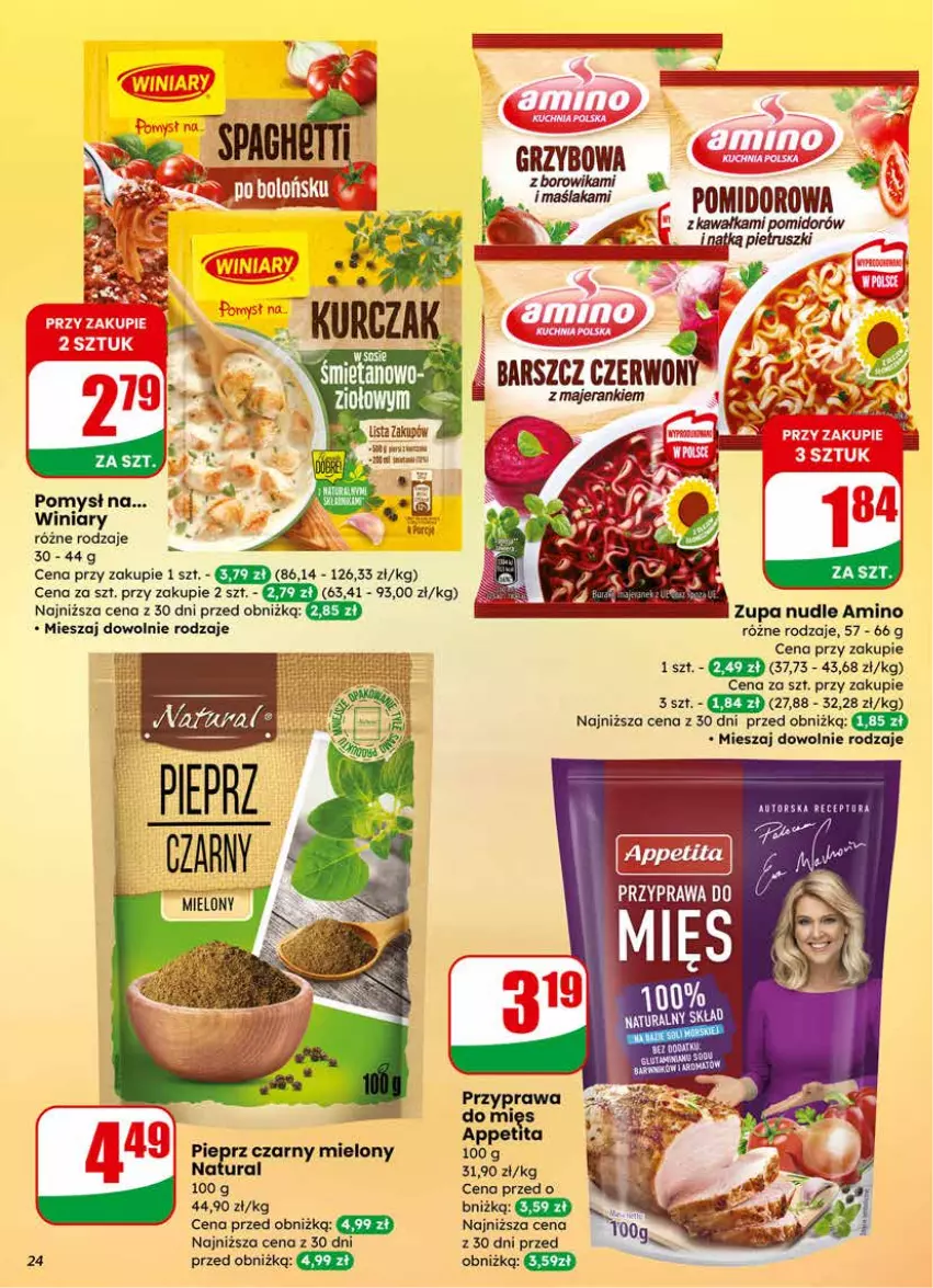 Gazetka promocyjna Dino - Gazetka 09 / 2026 - ważna 25.02 do 03.03.2026 - strona 24 - produkty: Pieprz, Tera, Winiary, Zupa