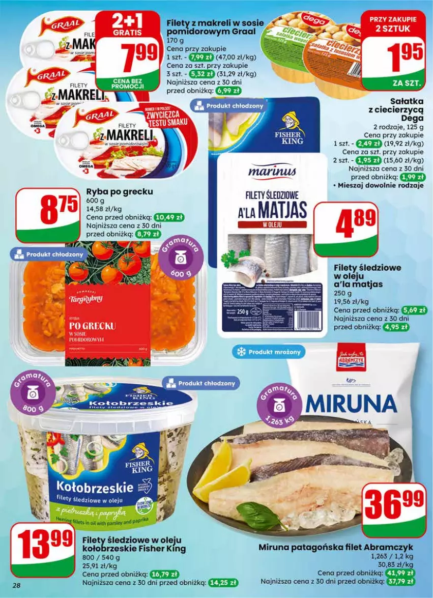 Gazetka promocyjna Dino - Gazetka 09 / 2026 - ważna 25.02 do 03.03.2026 - strona 28 - produkty: Dega, Matjas, Olej, Sałat, Sałatka, Sos