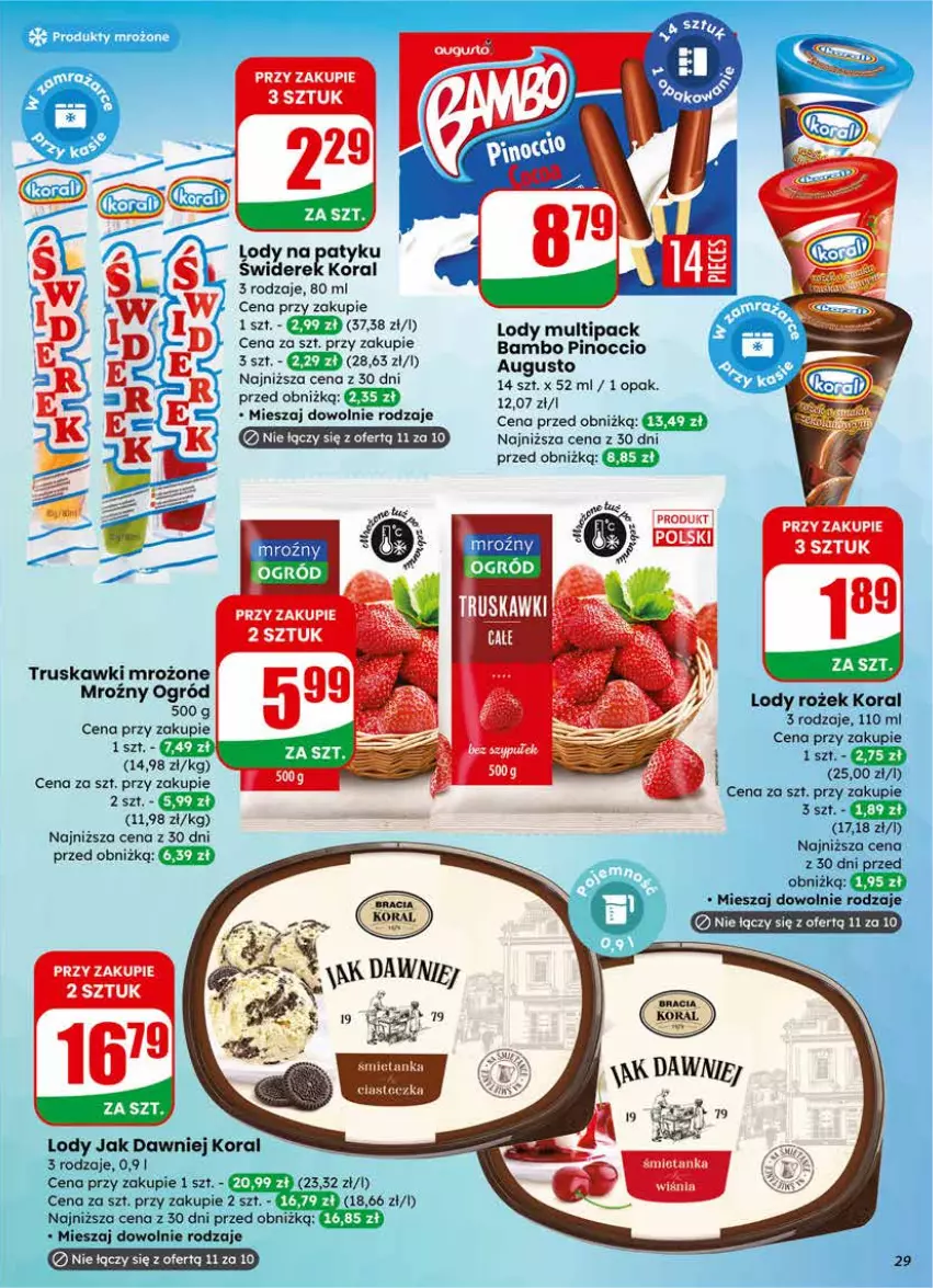 Gazetka promocyjna Dino - Gazetka 09 / 2026 - ważna 25.02 do 03.03.2026 - strona 29 - produkty: Lody, Truskawki