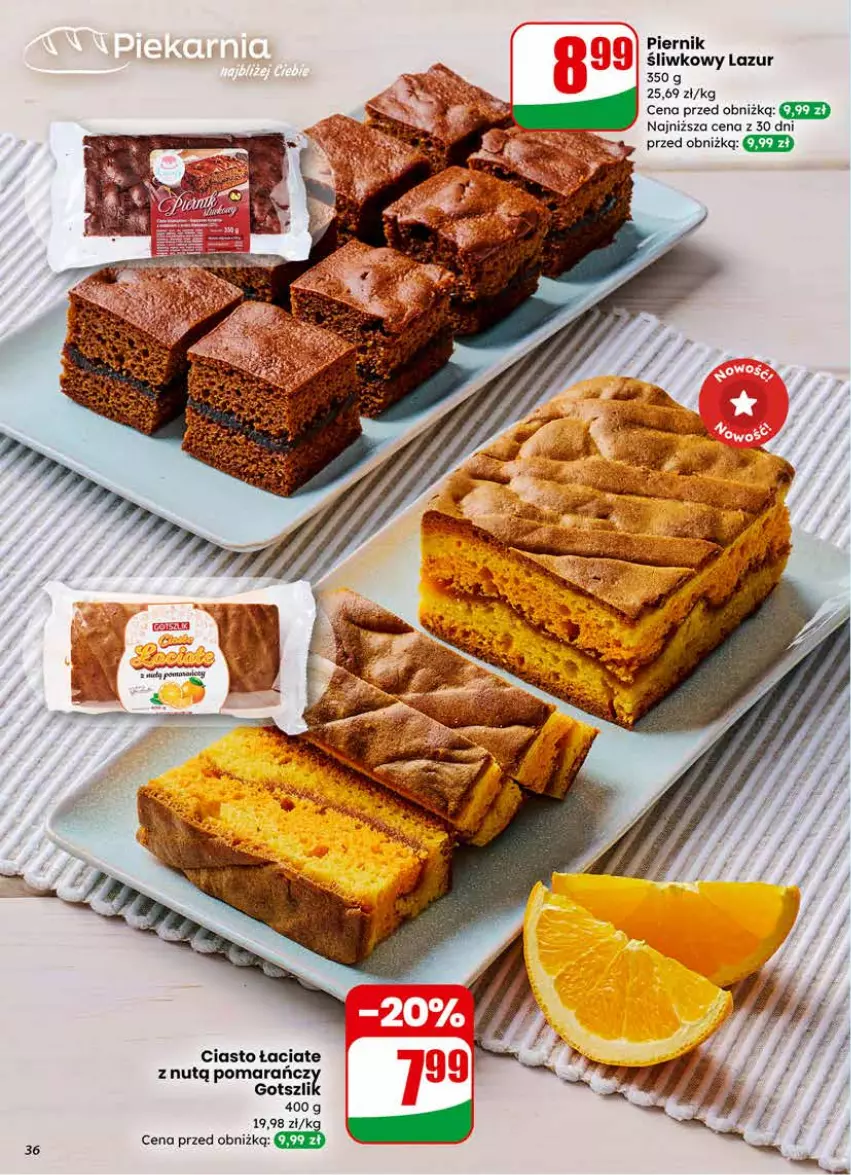 Gazetka promocyjna Dino - Gazetka 09 / 2026 - ważna 25.02 do 03.03.2026 - strona 36 - produkty: Lazur, Piernik