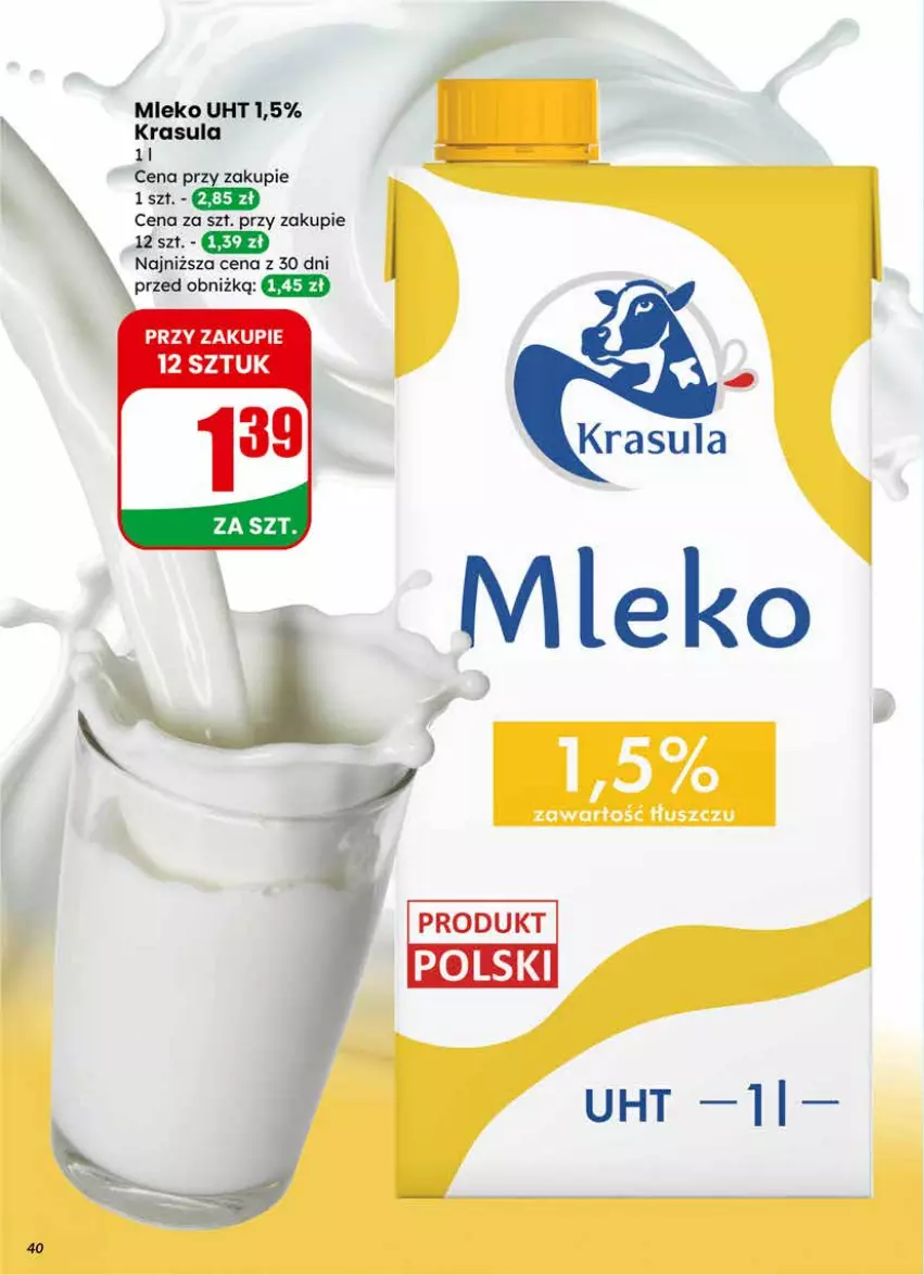 Gazetka promocyjna Dino - Gazetka 09 / 2026 - ważna 25.02 do 03.03.2026 - strona 40 - produkty: Mleko