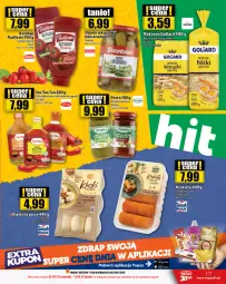 Gazetka promocyjna Topaz - Gazetka - Gazetka - ważna od 13.09 do 13.09.2023 - strona 17 - produkty: Ketchup, Makaron, Top, Sos, Ser, Goliard, Pesto, Kapustą, Pudliszki, Heinz, Fa