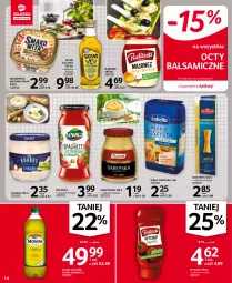 Gazetka promocyjna Selgros - Oferta spożywcza - Gazetka - ważna od 09.11 do 09.11.2021 - strona 14 - produkty: Chrzan, Majonez, Ketchup, Makaron, Sos, Mus, Gin, Smakowita, Mąka, Oliwa z oliwek, Mąka tortowa, Musztarda