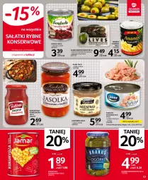 Gazetka promocyjna Selgros - Oferta spożywcza - Gazetka - ważna od 09.11 do 09.11.2021 - strona 17 - produkty: Koncentrat pomidorowy, Sos, Ser, Oliwki, Ogórki konserwowe, Kukurydza konserwowa, Ananas, Kawa, Sałat, Fasola, Tuńczyk, Olej, Kukurydza, Fa