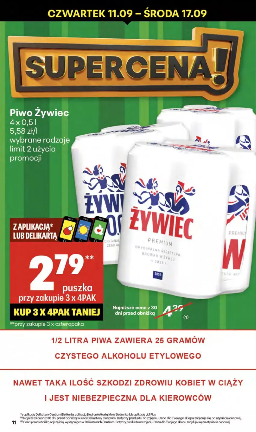 Gazetka promocyjna Delikatesy Centrum - Franczyza DC37 Czwartek - ważna 11.09 do 17.09.2025 - strona 11 - produkty: Rum