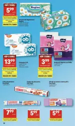 Gazetka promocyjna Delikatesy Centrum - Franczyza DC02 Czwartek - Gazetka - ważna od 14.01 do 14.01.2026 - strona 38 - produkty: Bell, Worki na śmieci, Tampony, Worki na śmiec, Podpaski, Bella, O.B., Folia aluminiowa