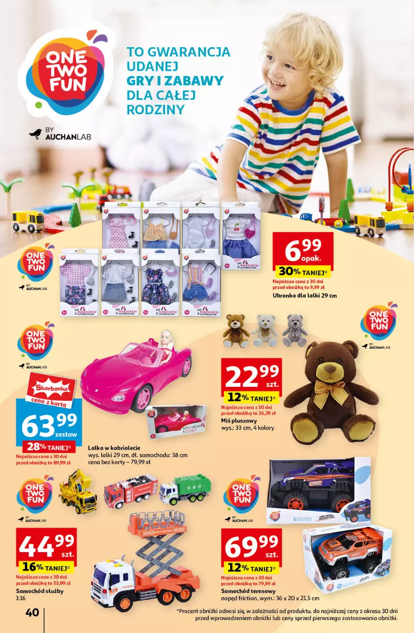 Gazetka promocyjna Auchan - Pewność Niskich Cen Hipermarket - ważna 12.09 do 18.09.2024 - strona 40 - produkty: Fa, Gry, Samochód