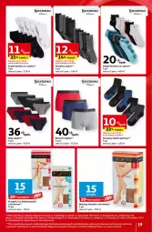 Gazetka promocyjna Auchan - Pewność Niskich Cen Hipermarket - Gazetka - ważna od 18.09 do 18.09.2024 - strona 19 - produkty: Top, Ser, Por, Karp, Rajstopy, Skarpetki, Slipy, Sport, Bokserki