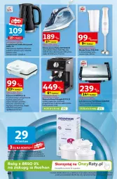 Gazetka promocyjna Auchan - Pewność Niskich Cen Hipermarket - Gazetka - ważna od 18.09 do 18.09.2024 - strona 48 - produkty: Top, Rum, Philips, Miarka, Blender, Czajnik, Termos, Gofrownica, Aquaphor, Tefal, Zelmer, Cappuccino, Grill, Fa