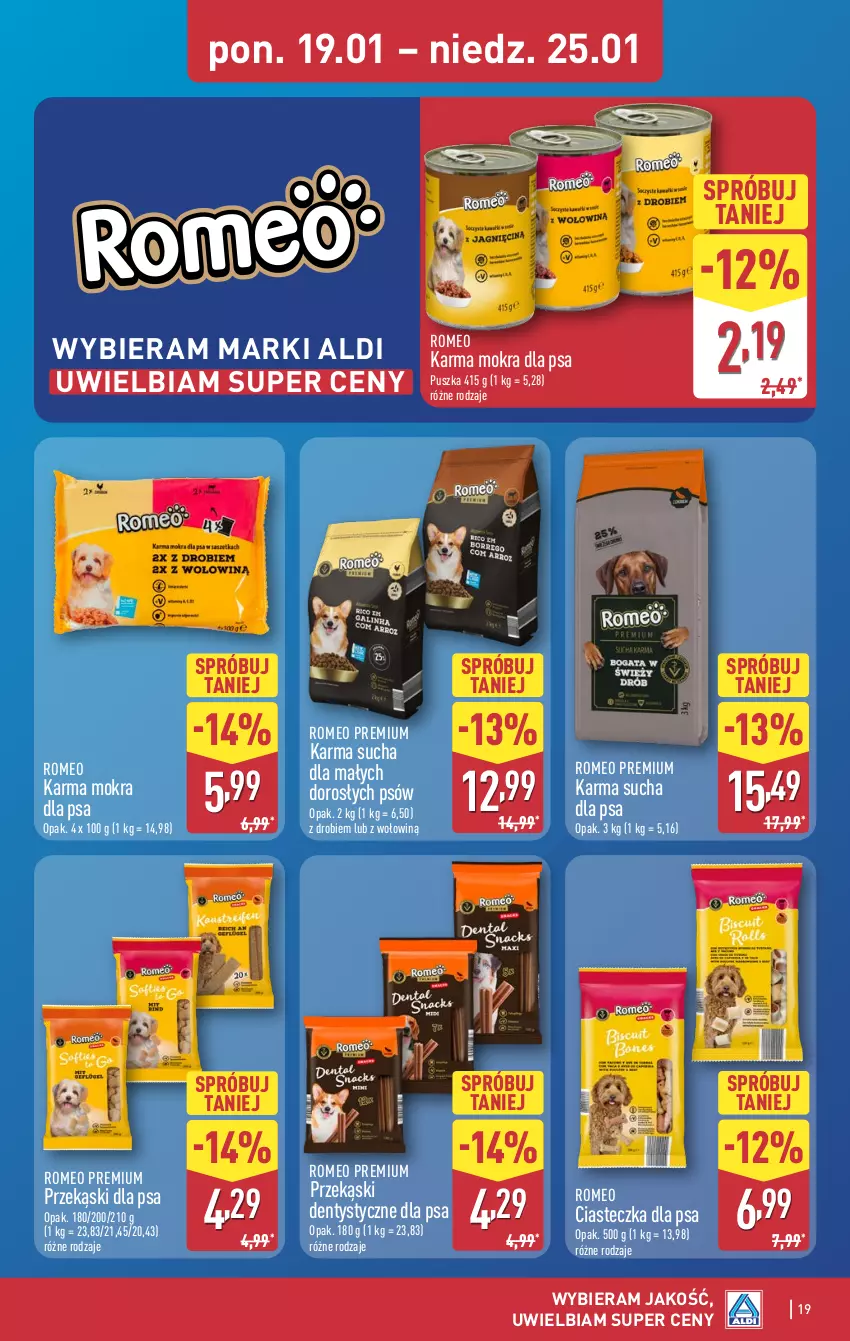 Gazetka promocyjna Aldi - Pełna oferta - ważna 19.01 do 25.01.2026 - strona 19 - produkty: Przekąski dla psa
