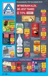 Gazetka promocyjna Aldi - Pełna oferta - Gazetka - ważna od 25.01 do 25.01.2026 - strona 1 - produkty: Mięso mielone z szynki, Mięso mielone, Nescafé, Kawa rozpuszczalna, Sok, Ser, Mus, Gra, Coccolino, Pościel, Jaja, Mięsne specjały, Kawa mielona, Kawa, Płyn do płukania, Muszynianka, Czekolada, Miód, Woda mineralna, Gouda, Woda, Mięso, Nektar