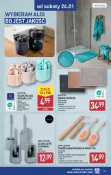 Gazetka promocyjna Aldi - Pełna oferta - Gazetka - ważna od 25.01 do 25.01.2026 - strona 33 - produkty: Dywanik łazienkowy, Dywanik, Stojak, Szczotka, Kosz, Wełna, Ręcznik, Szczotka do WC, Dywan