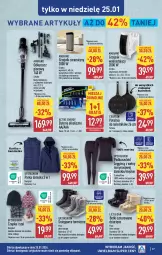 Gazetka promocyjna Aldi - Pełna oferta - Gazetka - ważna od 25.01 do 25.01.2026 - strona 37 - produkty: Podkoszulek, Grzejnik, Odkurzacz, Sok, Por, Gin, Gra, Termos, Szal, Kurtka, Kosz, Czapka, Parka, Kamizelka, Wełna, Baterie alkaliczne, Legginsy, Dzieci, Botki, Patelnia, Fa