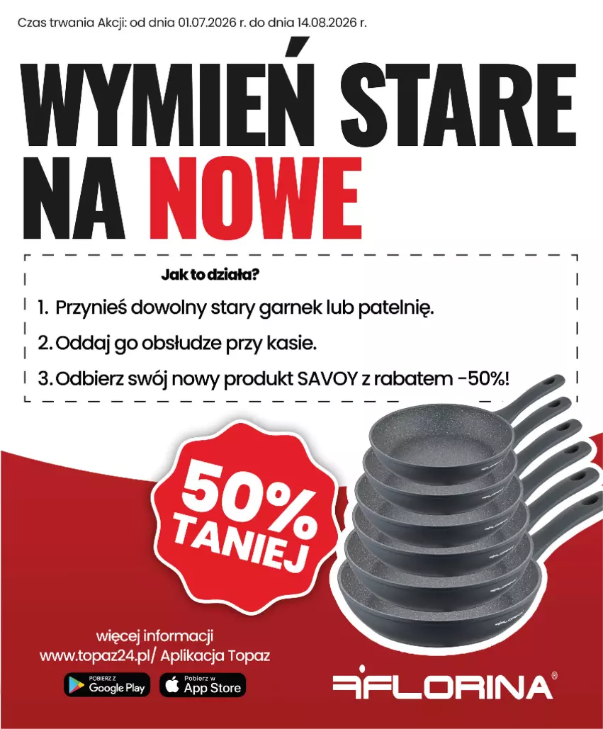 Gazetka promocyjna Topaz - Gazetka - ważna 25.06 do 01.07.2026 - strona 11 - produkty: Garnek, Kije