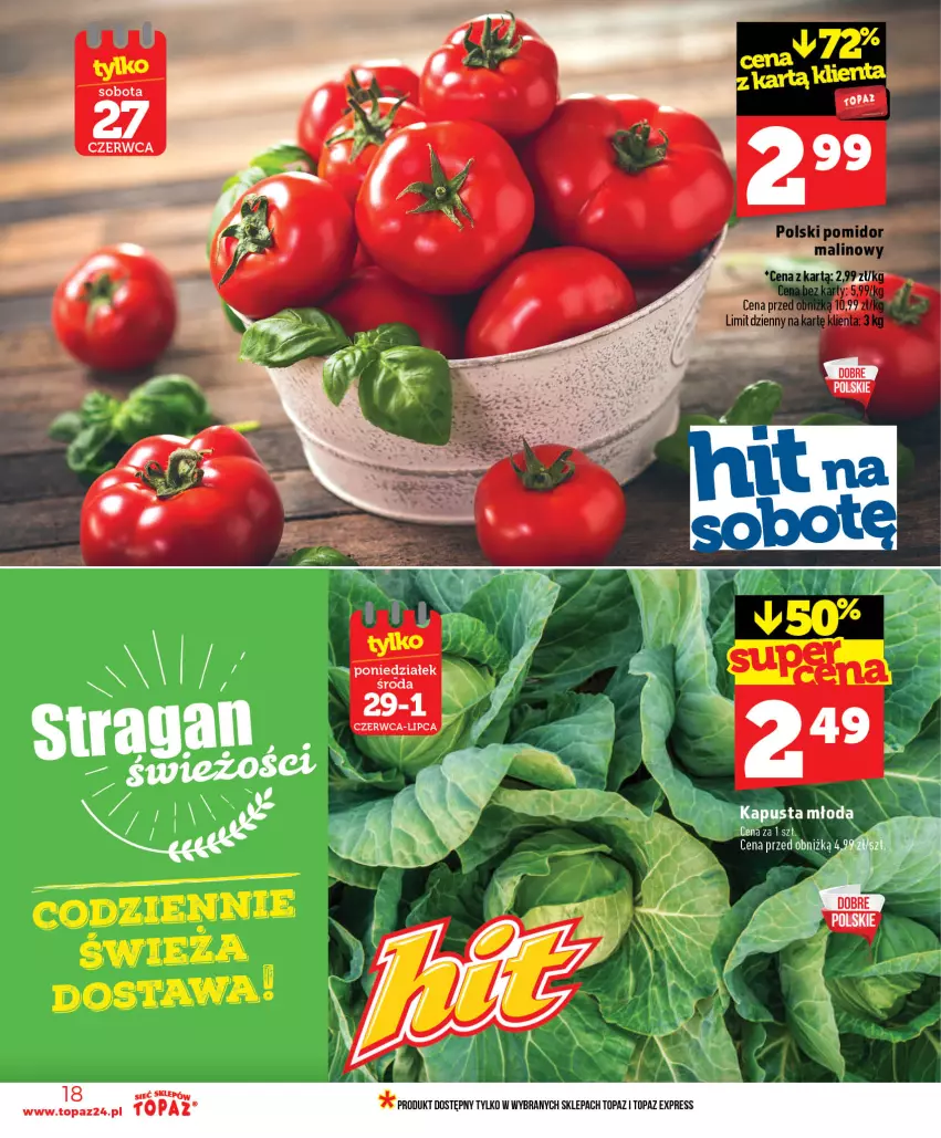 Gazetka promocyjna Topaz - Gazetka - ważna 25.06 do 01.07.2026 - strona 18 - produkty: Gin, Top