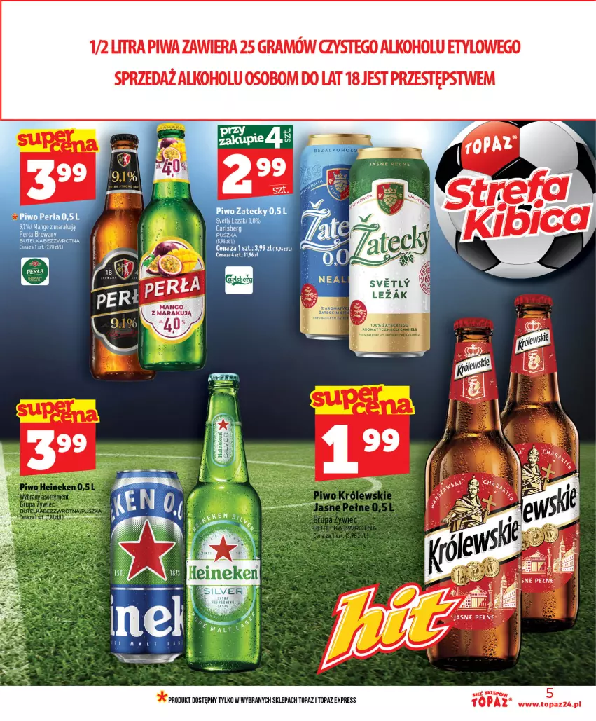 Gazetka promocyjna Topaz - Gazetka - ważna 25.06 do 01.07.2026 - strona 5 - produkty: Gra, Piwa, Top