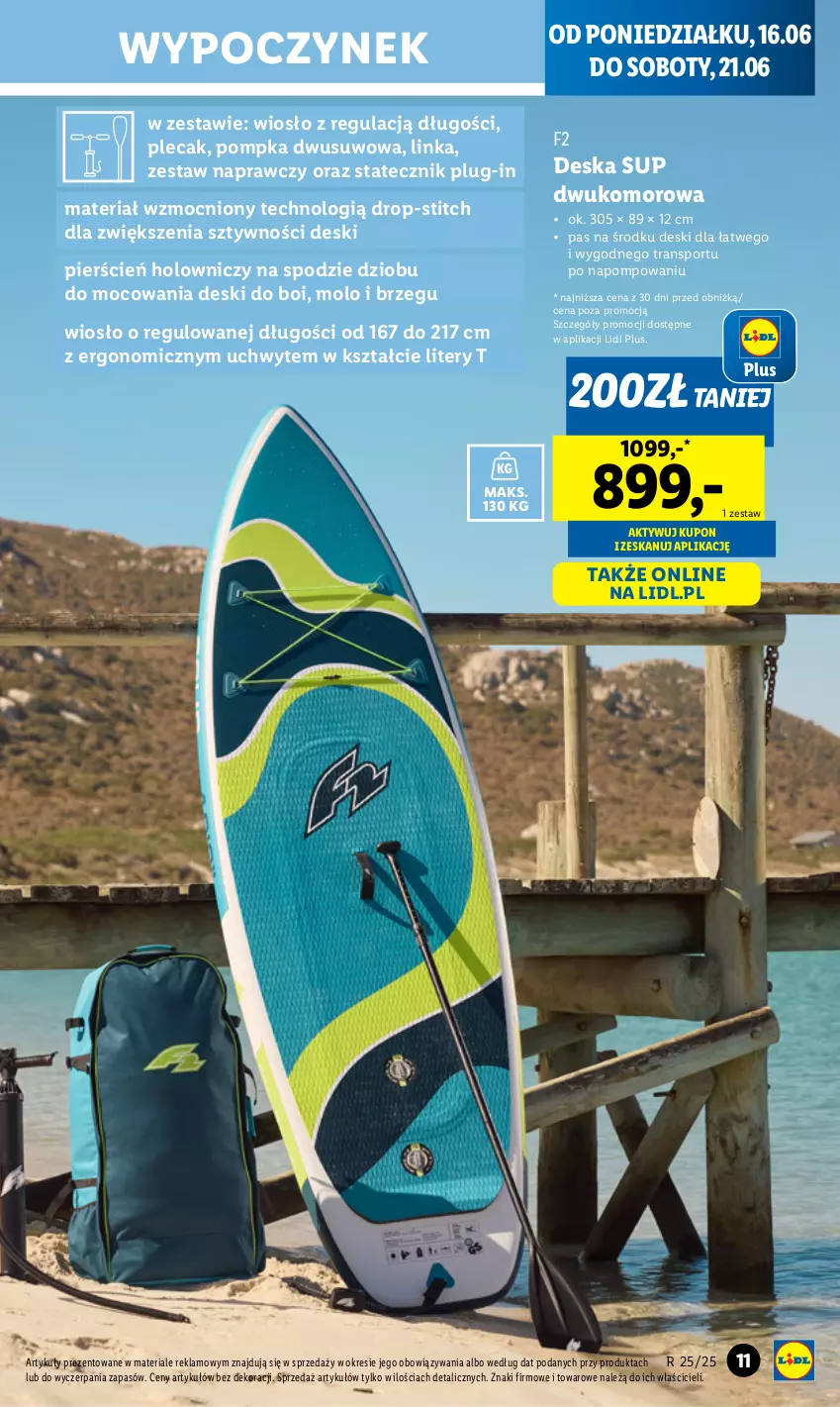 Gazetka promocyjna Lidl - GAZETKA - ważna 09.06 do 21.06.2025 - strona 13 - produkty: Cień, Inka, Plecak, Pompka, Por, Sport, Tran